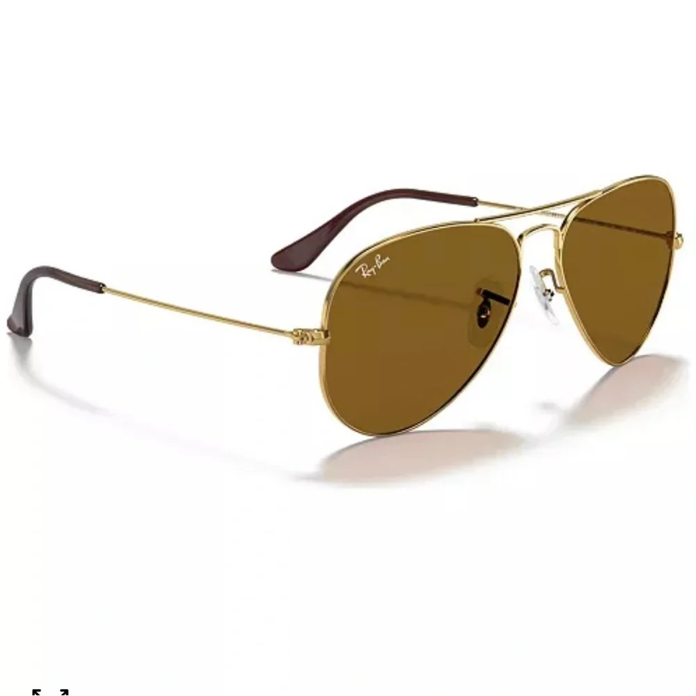 RAYBAN SUNGLASSES AVIATOR LARGE UNISEX CLASSIC RB3025 001/33 135 3N GOLD/BROWN